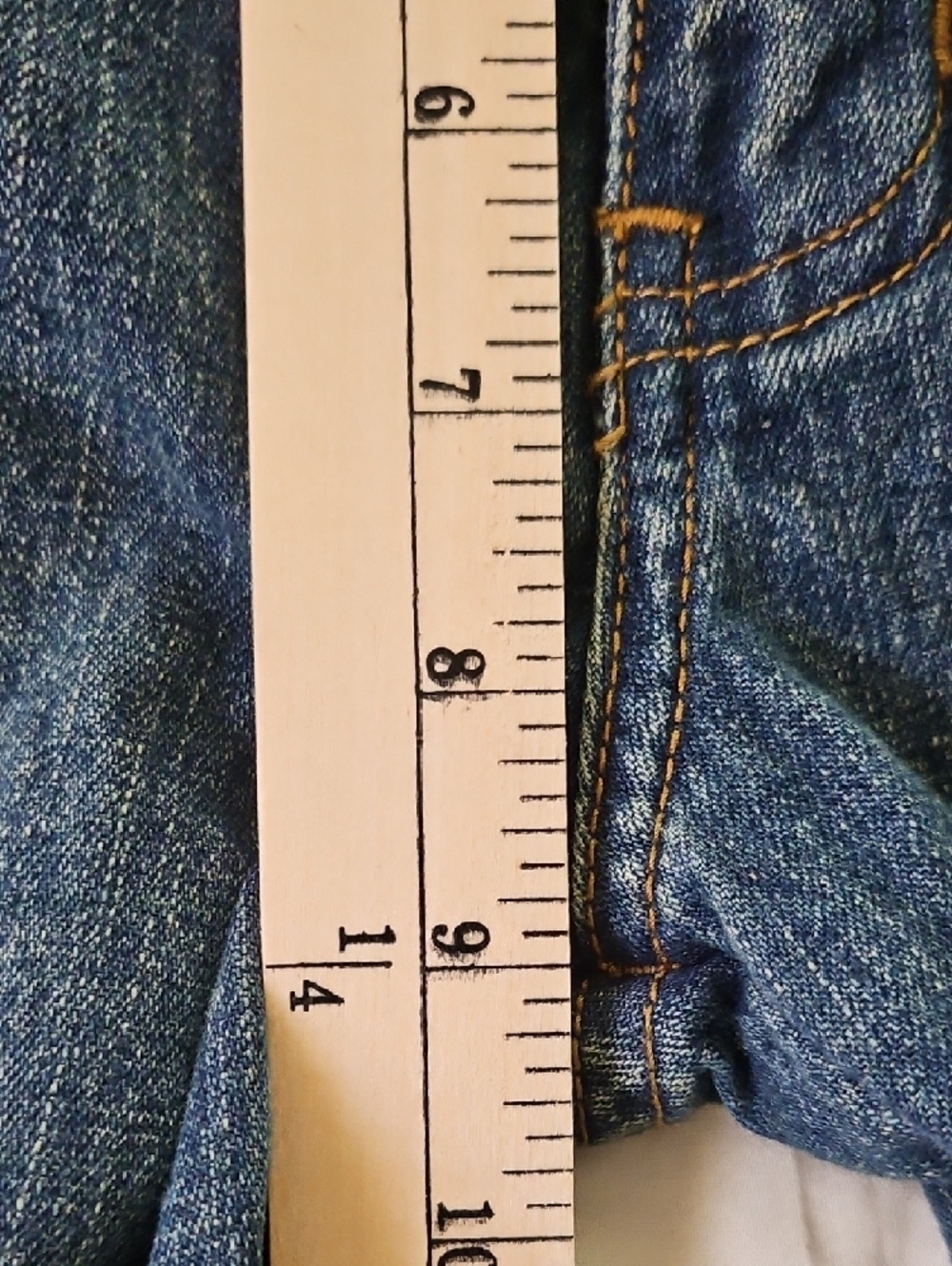 Zana Di- Y2K- Tall Jeans w/ Studded Legs, Appliques and Rhinestones Size 11 - Picture 4 of 10